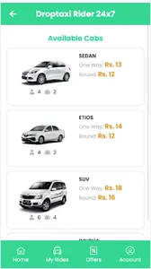 Droptaxi Rider 24x7 screenshot 2