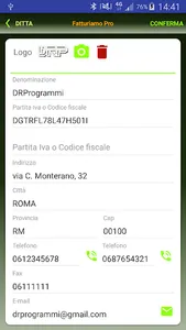 Fatture Ricevute Preventivi Pr screenshot 2