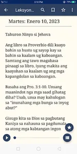 Cebuano Sabbath School Lesson screenshot 3