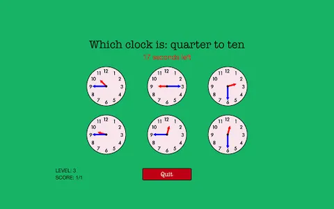 QS Clocks - Learn to tell time screenshot 9