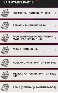 IBAN HYMNS - PANTUN BAGI B screenshot 2