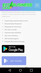ECOBUSINESSCARD CREATOR  2.20. screenshot 5