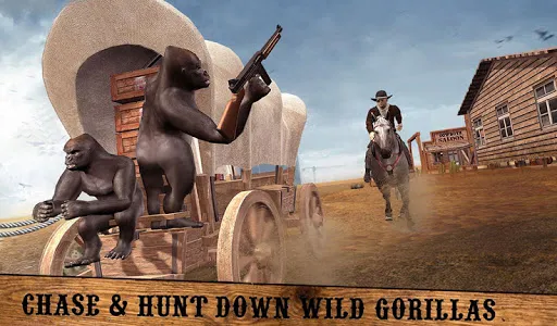 Angry Gorilla Cowboy Survival screenshot 5