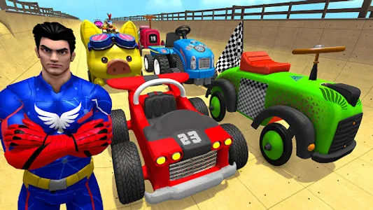 Racing in Car: Stunt Car Games screenshot 15