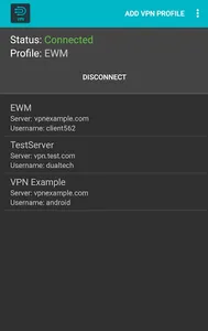 Dualtech VPN screenshot 2