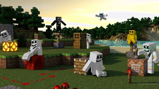 DJ Marshmello Skin For MCPE screenshot 1