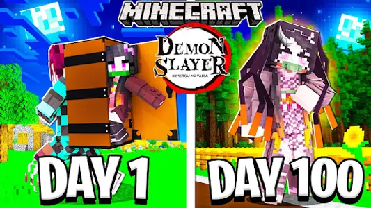 Nezuko Demon Skin Mod For MCPE screenshot 0