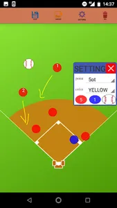 Strategy board baseball screenshot 3