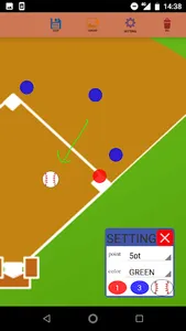 Strategy board baseball screenshot 4