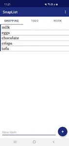 SnapList screenshot 0