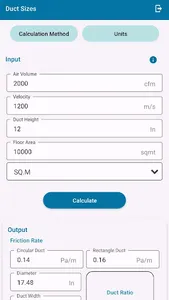 Advance Ductulator screenshot 2