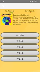Soal Psikotes Matematika dan P screenshot 5