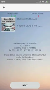 Psikotes Deret Angka & Huruf b screenshot 3