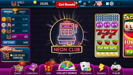 Neon Club Slots - Win Jackpot screenshot 0