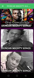 DUNCAN MIGHTY ALL SONGS screenshot 1