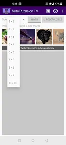 Slide Puzzle Game Chromecast screenshot 1