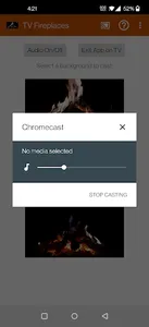 TV Fireplace using Chromecast screenshot 6