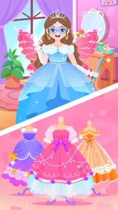 DuDu Princess dress up game screenshot 11