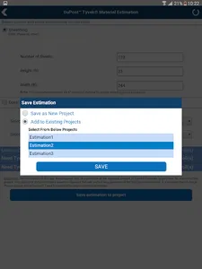 DuPont™ Tyvek® Calculator screenshot 12
