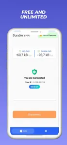 Durable VPN - Unlimited Proxy screenshot 1
