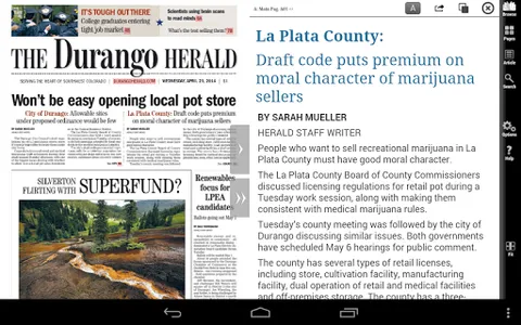Durango Herald E-Edition screenshot 5