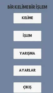 Bir Kelime Bir İşlem screenshot 0