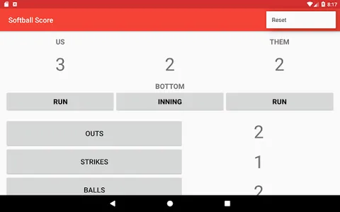 Softball Score screenshot 3