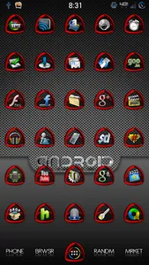 Crimson Achilles Icon Pack screenshot 2