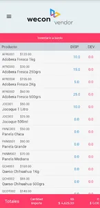 wecon vendor screenshot 3
