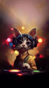 Cute Cartoon Kitty Wallpaper screenshot 3