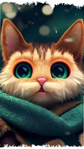 Cute Cartoon Kitty Wallpaper screenshot 6