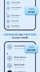 Bigger Mobile Fonts screenshot 1