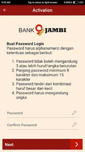 Bank Jambi Mobile screenshot 2