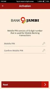 Bank Jambi Mobile screenshot 3