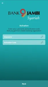 Bank Jambi Syariah Mobile screenshot 2