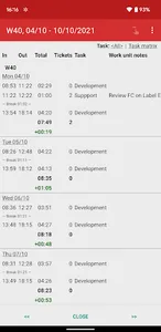 Time Recording - Timesheet App screenshot 1