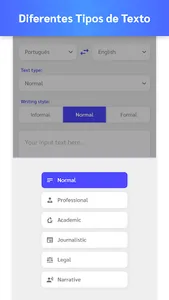 Tradutor Gerador de Texto - IA screenshot 1