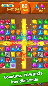 Jewels Classic - Crush Jewels screenshot 2