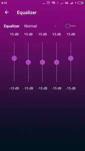 My Mp3 Player Equalizer screenshot 1