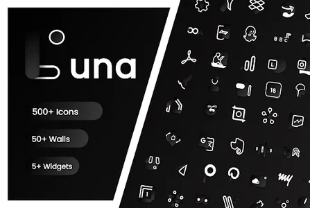 Luna icon pack screenshot 0