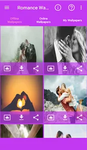 Romance Wallpapers screenshot 1