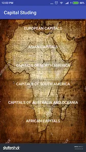 Memorizing Capitals screenshot 0