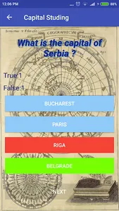 Memorizing Capitals screenshot 3