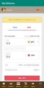 Sàn giao dịch Bitcoin và tiền  screenshot 3