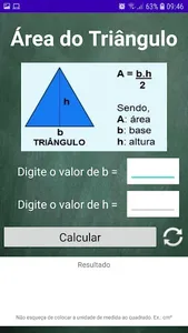 Áreas de Figuras Planas screenshot 3