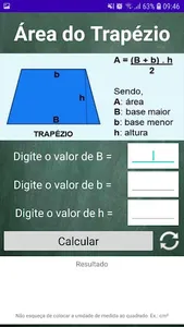 Áreas de Figuras Planas screenshot 4