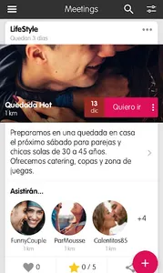 SwingerApp screenshot 0