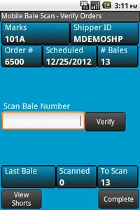 Mobile Bale Scan screenshot 2
