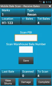 Mobile Bale Scan screenshot 3