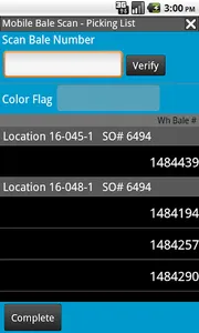 Mobile Bale Scan screenshot 5